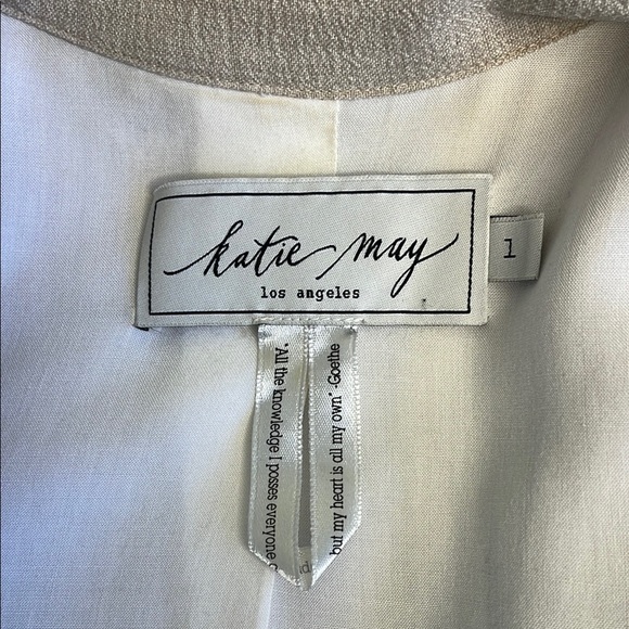 Katie May Los Angeles pleated front long jacket - Picture 4 of 17